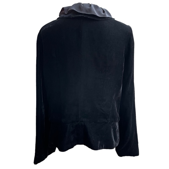 Anthropologie Black Ruffled Jacket - Picture 9 of 13